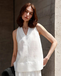 Stylish V-Neck Sleeveless Loose Camisole