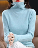 Knitted Wool Turtleneck Sweater