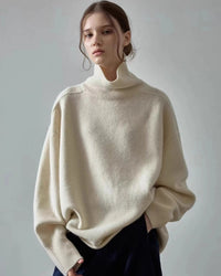 Cashmere Turtleneck Loose Sweater