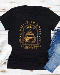 Literary Graphic Short Sleeve Tee