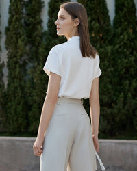 Classic Style Casual V-neck Tops & Tees