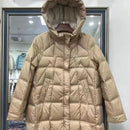 Hooded Long White Duck Down Coat