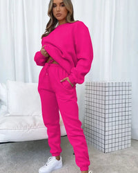 Thicken Sweatshirt & Pants Set