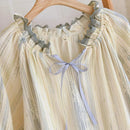 Oversized Short Sleeve Cotton Nightgown