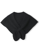 Openwork Wool Fishtail Shawl