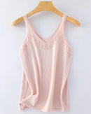 Loose-Fit Knitted Cotton Vest