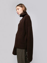 Turtleneck Loose Fit Cashmere Sweater