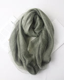 Lightweight Silk Wool Knit Shawl