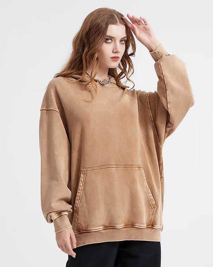 Cotton Loose Retro Thicken Hoodie