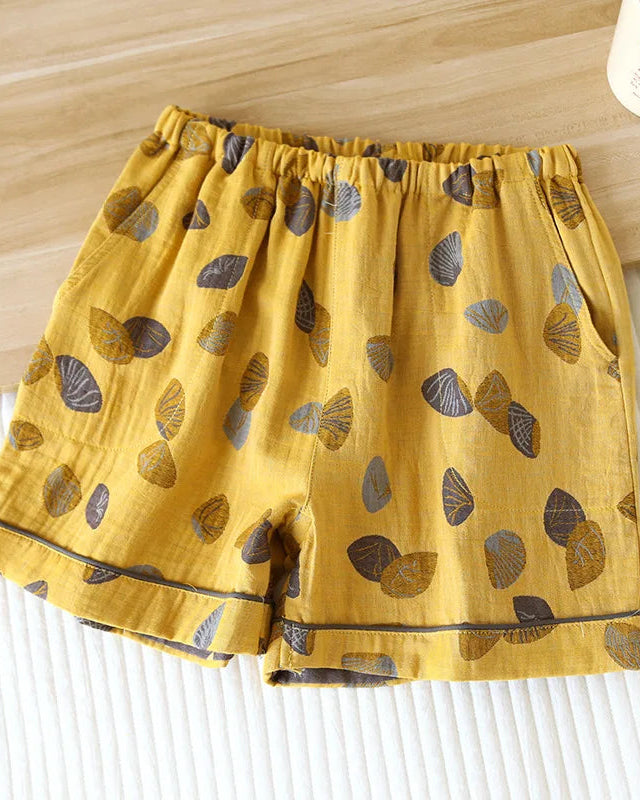 Cotton Printed Lounge Shorts
