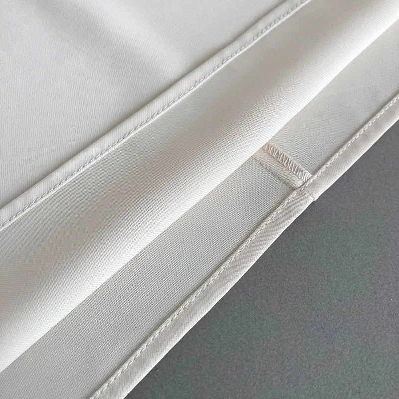 Long Sleeve V-neck Slim Waist Dress