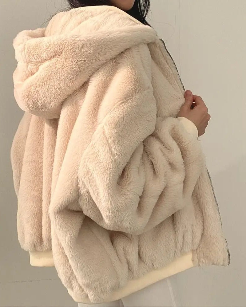 Double-Layer Thicken Hooded Parka