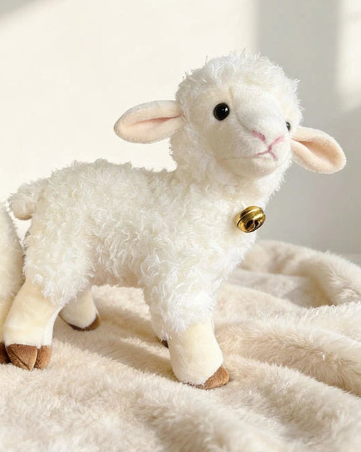 Bell Lamb Plush Stuffed Animal Toy