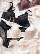 Ice Silk Comfortable Push-Up Bra Set