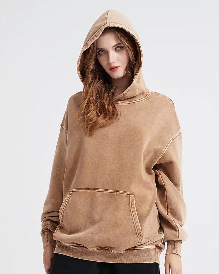 Cotton Loose Retro Thicken Hoodie