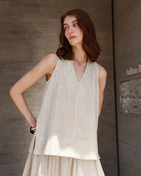 Stylish V-Neck Sleeveless Loose Camisole