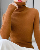 Cashmere Turtleneck Slim-Fit Pullover Sweater