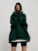 Fleece Oversized Hoodie Sweatshirt