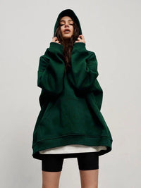 Fleece Oversized Hoodie Sweatshirt