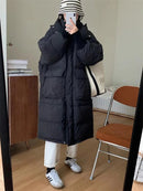 Oversized Long Parka Jacket with A Hood