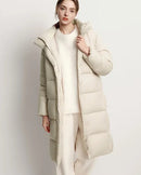 Women's Long Hooded Down Jacket