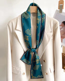 Women's Printed Silk Scarf & Shawl