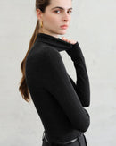 Seamless Turtleneck Sweater From Superfine Wool