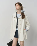 Short Stand Collar Windbreaker Trench Jacket