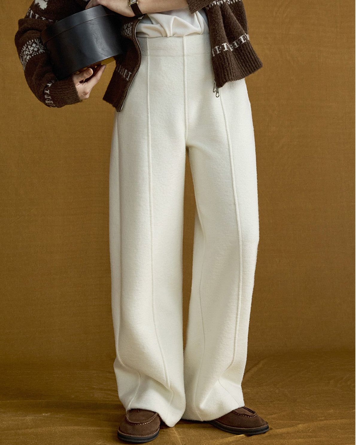 Soft & Cozy Woolen Casual Pants