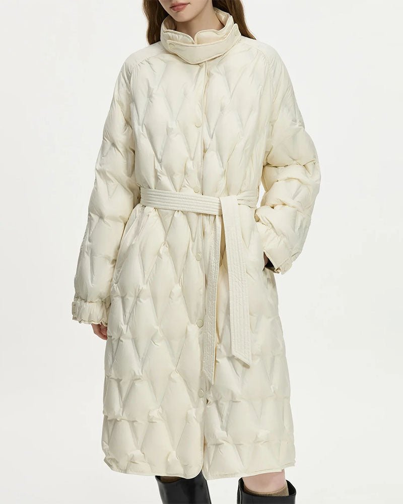 Stand Collar Lightweight Down Coat