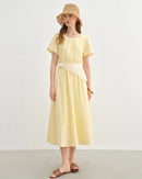 Summer new elegant long dress for women - three-color choice, high-waist slim fit and chic style, perfect for formal events, summer dinners or refined everyday wear.