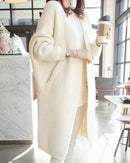 Bat Sleeve Knited Long Cardigan
