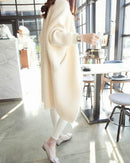 Bat Sleeve Knited Long Cardigan