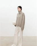 Oversized Cashmere Turtleneck Sweater