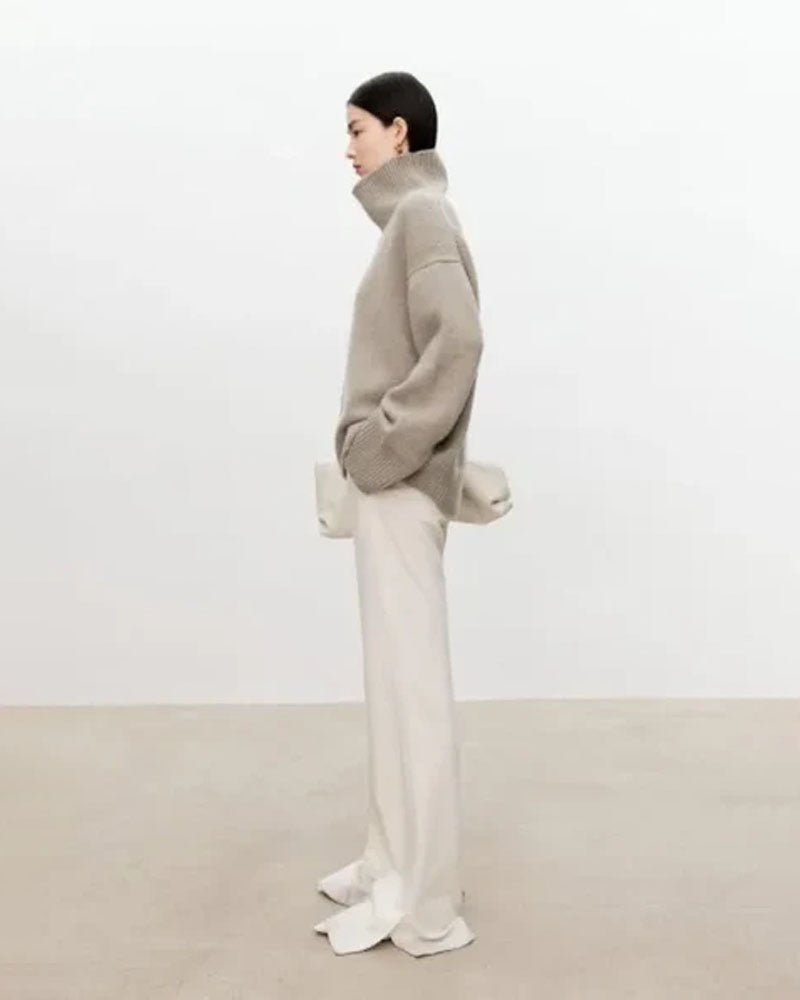 Oversized Cashmere Turtleneck Sweater
