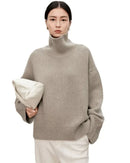 Oversized Cashmere Turtleneck Sweater