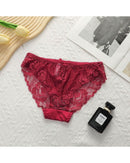 Comfortable Gathering Adjustment Lace Underwear Set