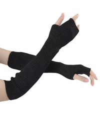 Ribbed Fingerless Arm Warmers