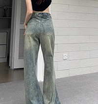 Vintage High Waist Wide-Leg Jeans