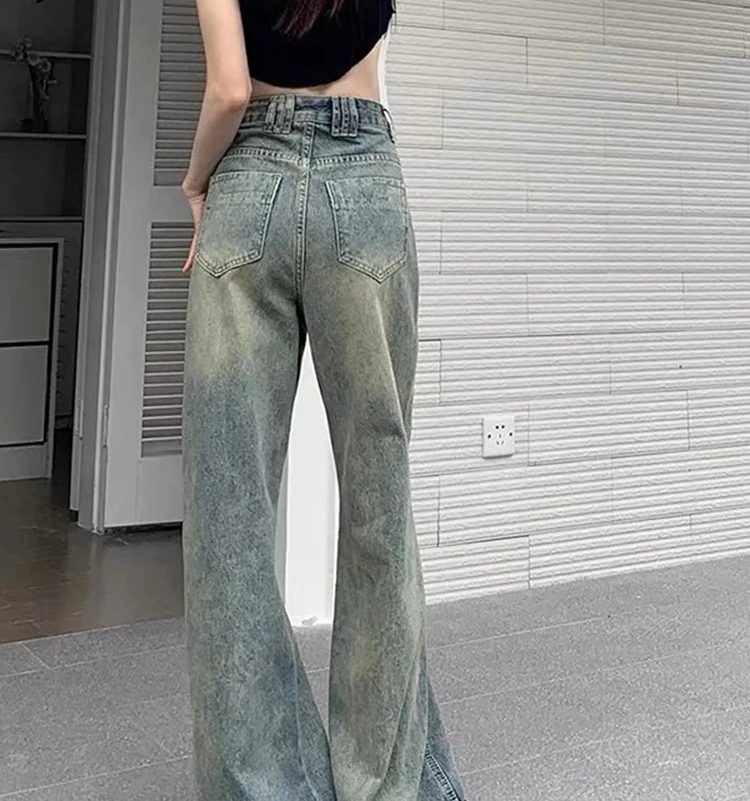 Vintage High Waist Wide-Leg Jeans