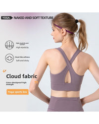 New high-intensity sports cross-fitting bra