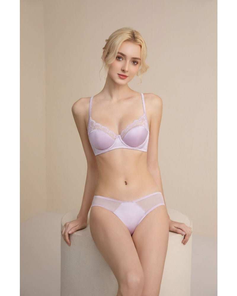 New Lace Soft Underwire Bra Set