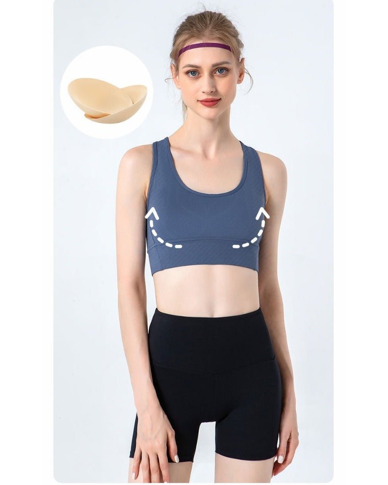 New high-intensity sports cross-fitting bra