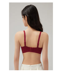 Wire-free push-up lift and seamless bra