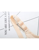 Adjustable cotton-spandex wire-free bra