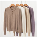 Cashmere Slim-Fit Collared Sweater