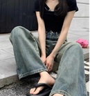 Vintage High Waist Wide-Leg Jeans