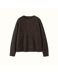 Yak Wool & Cashmere Crew Neck Pullover Sweater