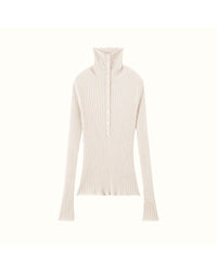 Cashmere & Wool Turtleneck Pullover Sweater