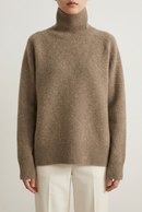 Wool Loose Turtleneck Sweater
